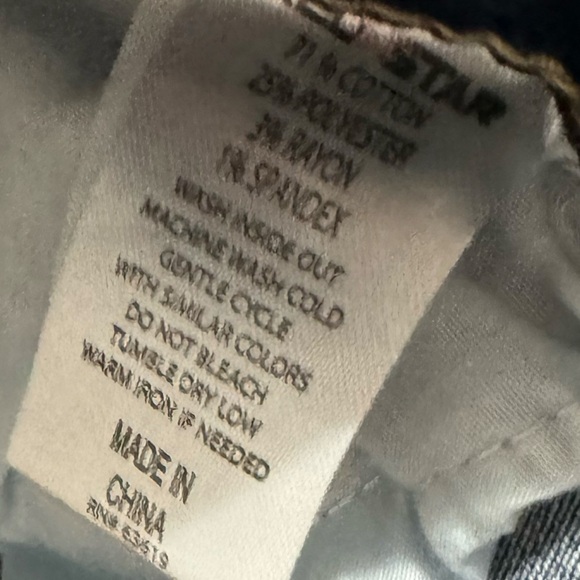 NWT $88 RED STAR Ankle Straight Leg Jeans Women’s Sz 6/28 Classic Wash Denim - Picture 11 of 14